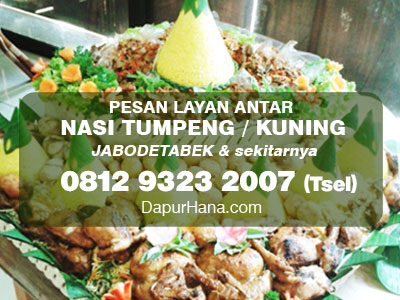 400-Nasi-Kuning-Bogor-Sate-Khas-Senayan-Indonesian-Yellow-Rice Recipe-Catering-081293232007-Tsel
